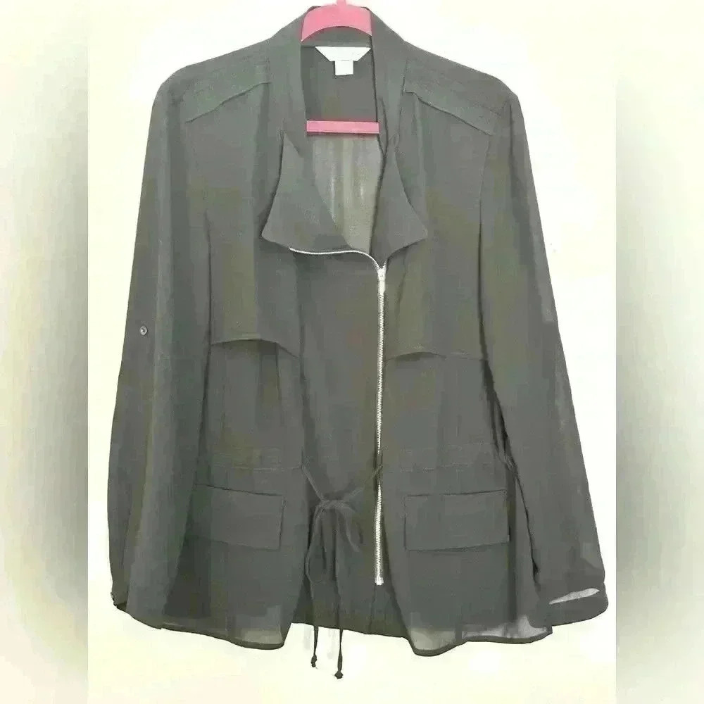 Christopher & Bank Black Long Sleeve Women's Blazer (342)